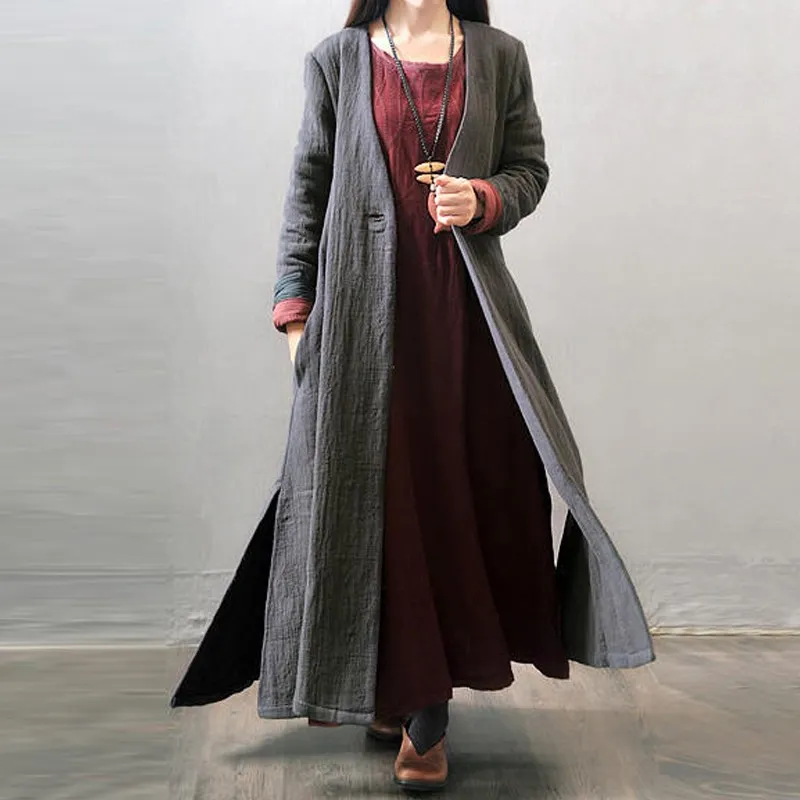 2019 ZANZEA Autumn Women V Neck Long Sleeve Waterfall Hem Cotton Linen Open Front Coat Long Jacket Solid Cardigan Plus Size
2019 ZANZEA Autumn Women V Neck Long Sleeve Waterfall Hem Cotton Linen Open Front Coat Long Jacket Solid Cardigan Plus Size