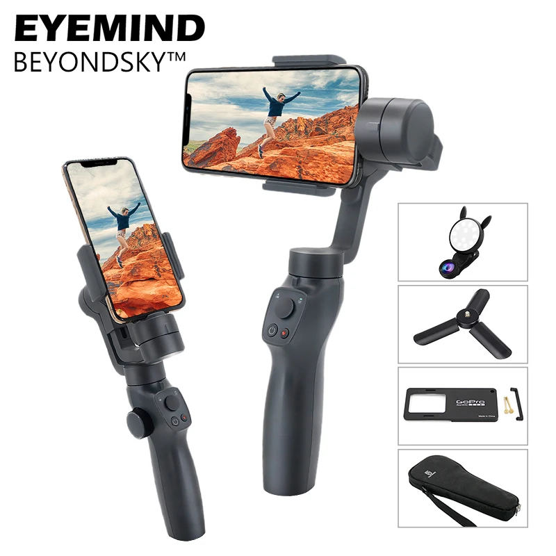 BEYONDSKY EYEMIND 2 Handheld Gimbal Smartphone Stabilizer VS Zhiyun Smooth 4/Q Model for iPhone X 8Plus 8 7 Android
BEYONDSKY EYEMIND 2 Handheld Gimbal Smartphone Stabilizer VS Zhiyun Smooth 4/Q Model for iPhone X 8Plus 8 7 Android