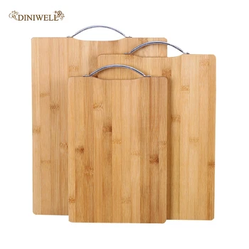 DINIWELL Natural Bamboo Cutting Board Anti-bacterial Organic Chopping Boards With Metal Handle For Kitcken Meat Vegetables Tools
DINIWELL Natural Bamboo Cutting Board Anti-bacterial Organic Chopping Boards With Metal Handle For Kitcken Meat Vegetables Tools