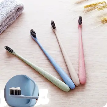 Portable Natural Style Environmentally Smooth Soft Toothbrush Wheat Straw Teeth Cleaning Brush
Portable Natural Style Environmentally Smooth Soft Toothbrush Wheat Straw Teeth Cleaning Brush