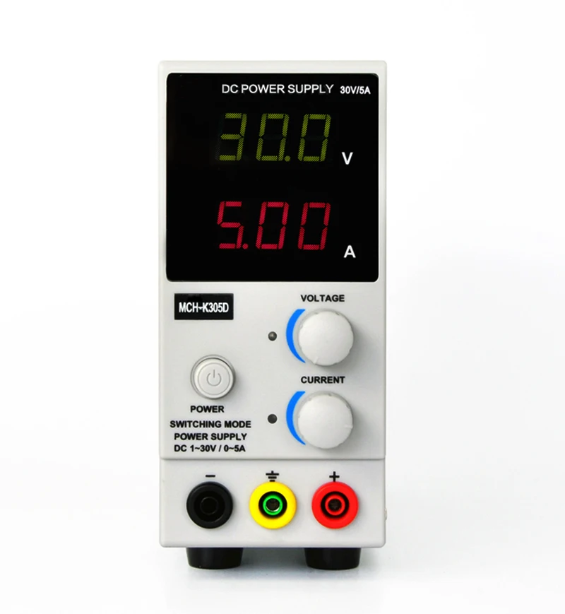 New Design MCH-K305D Mini Switching Regulated Adjustable DC Power Supply SMPS Single Channel 30V 5A Variable 110VUS 220VEU Plug
New Design MCH-K305D Mini Switching Regulated Adjustable DC Power Supply SMPS Single Channel 30V 5A Variable 110VUS 220VEU Plug