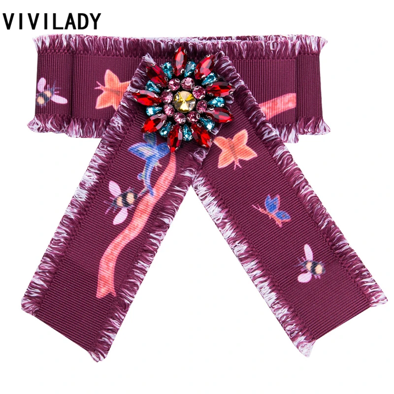 VIVILADY Bohemian Handmade Butterfly Brooch Statement Bee Crystal Flower Breastpin Collar Pins Women Cravat Bijoux Party Gifts
VIVILADY Bohemian Handmade Butterfly Brooch Statement Bee Crystal Flower Breastpin Collar Pins Women Cravat Bijoux Party Gifts