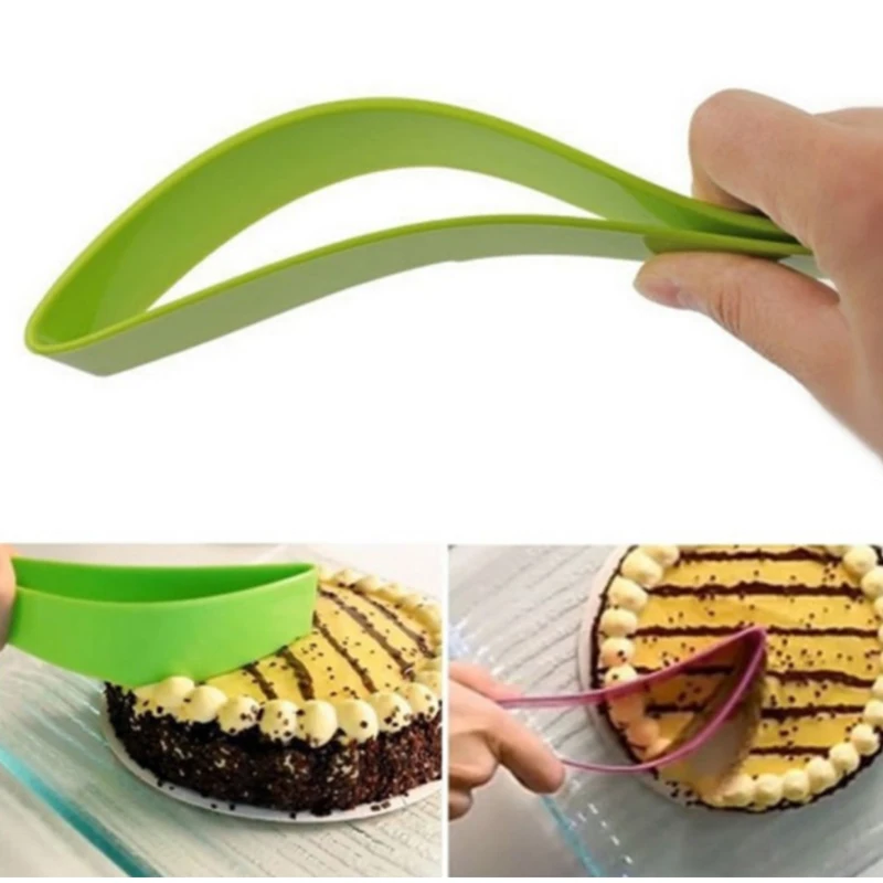 

Cake Pie Slicer Sheet Guide Cutter Server Bread Slice Knife Kitchen Gadget Baking & Pastry Tools DIY Cake Cutting Tools