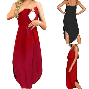 Women Maternity Dresses Sleeveless Casual Solid Nursing Vest Dress For Breastfeeding evening elegant Backless kleid платье
Women Maternity Dresses Sleeveless Casual Solid Nursing Vest Dress For Breastfeeding evening elegant Backless kleid платье