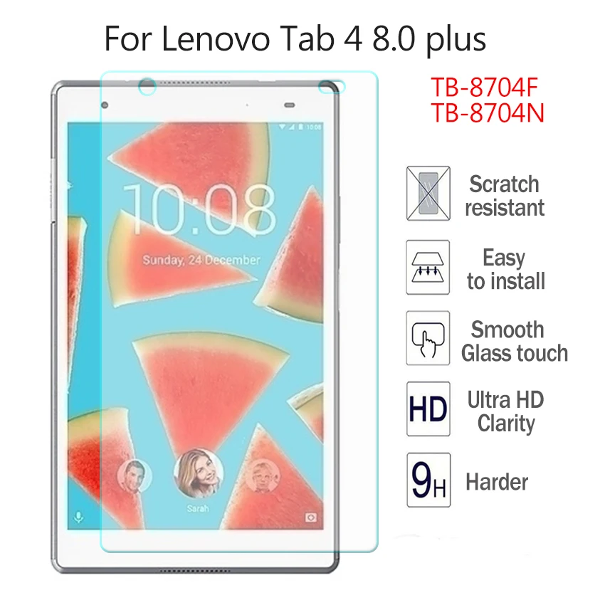 Ultra Clear 9H Tempered Glass for Lenovo TAB 4 8.0 8 Plus TB-8704N TB-7504F Screen Protector Film Hard Cover 8'' Tempered Guard
Ultra Clear 9H Tempered Glass for Lenovo TAB 4 8.0 8 Plus TB-8704N TB-7504F Screen Protector Film Hard Cover 8'' Tempered Guard