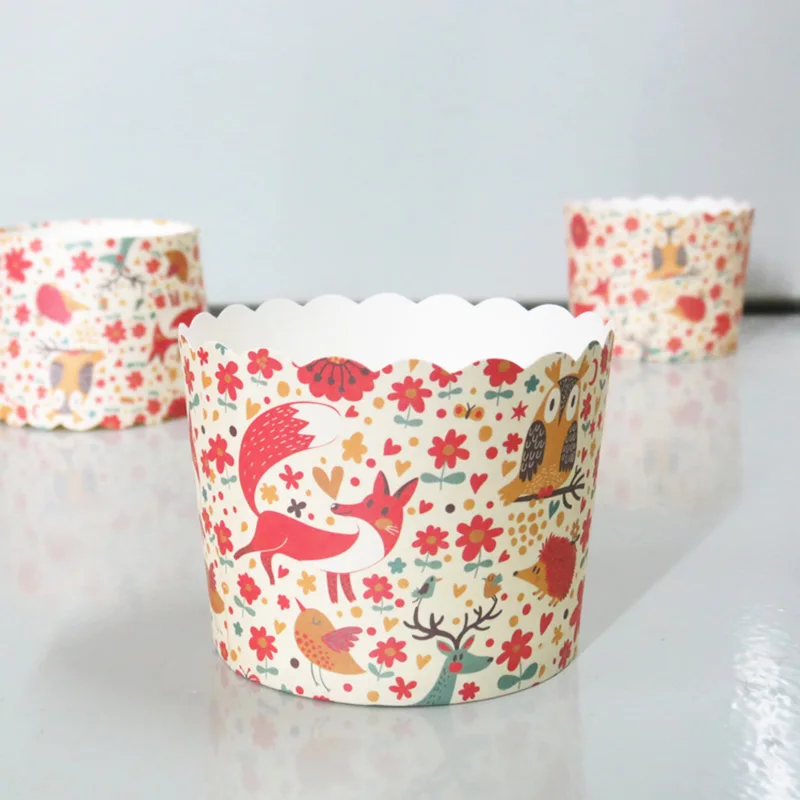 50pcs Red Fox Deer Flowers Owl Rabbits cupcake liners paper baking cup decorative wedding birthday party favors
50pcs Red Fox Deer Flowers Owl Rabbits cupcake liners paper baking cup decorative wedding birthday party favors