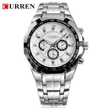 CURREN Top Brand Luxury Men's Quartz Sports Watches Military Wrist Watches Casual Full Steel Men Watch Waterproof Reloj Relojes
CURREN Top Brand Luxury Men's Quartz Sports Watches Military Wrist Watches Casual Full Steel Men Watch Waterproof Reloj Relojes