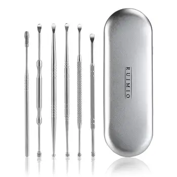 RUIMIO 6pcs Ear Cleaning Scoop Ear Curette Earwax Removal Ear Pick Ear Cleaner With Storage Box US Local Delivery
RUIMIO 6pcs Ear Cleaning Scoop Ear Curette Earwax Removal Ear Pick Ear Cleaner With Storage Box US Local Delivery