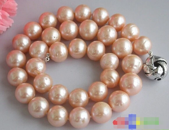 HOT## Wholesale FREE SHIPPING >>> p2885 HUGE REAL 17" 14mm ROUND PINK FRESHWATER PEARL NECKLACE
HOT## Wholesale FREE SHIPPING >>> p2885 HUGE REAL 17" 14mm ROUND PINK FRESHWATER PEARL NECKLACE