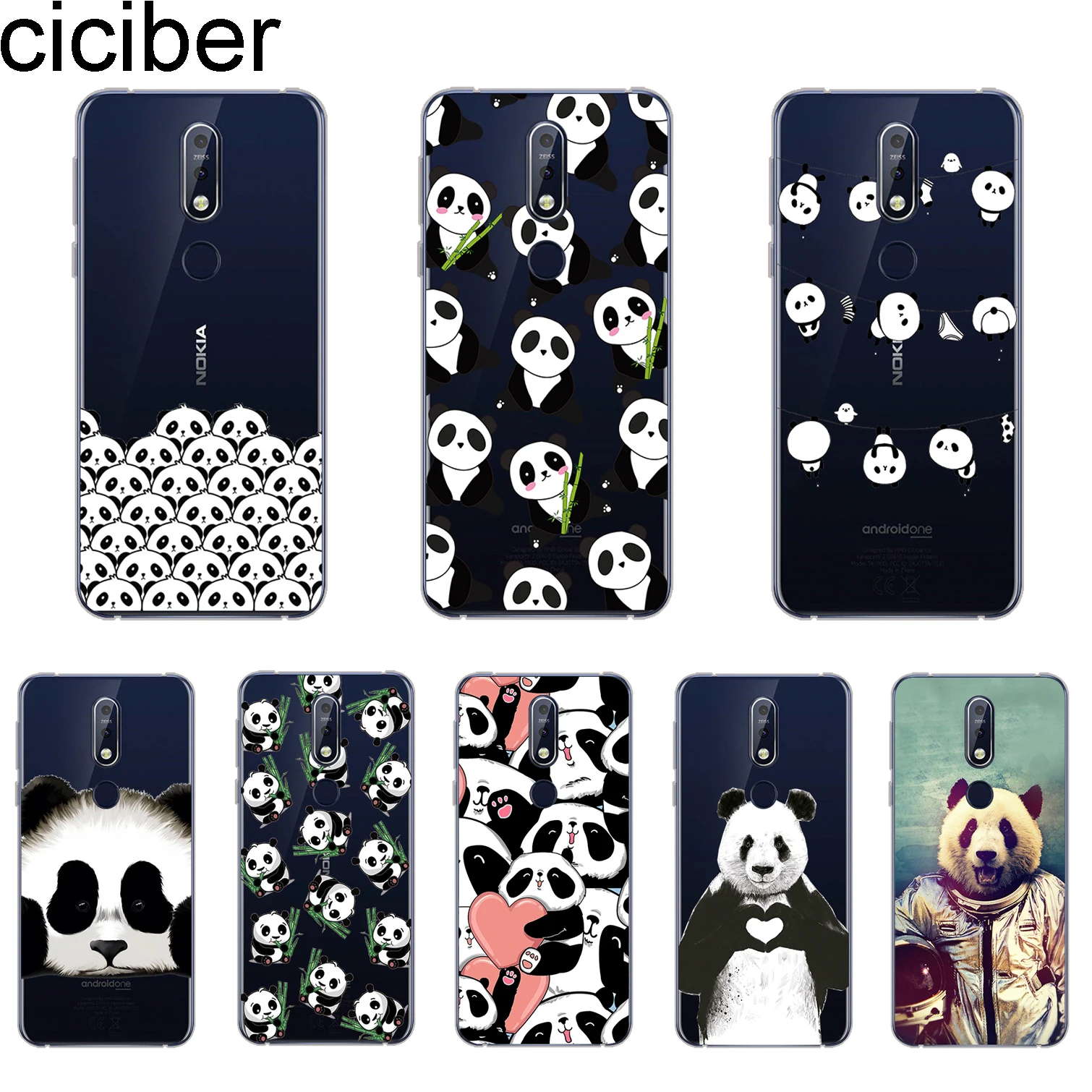 ciciber Cover For Nokia 8 8.1 7 7.1 6 6.1 5 5.1 3 3.1 2 2.1 1 Plus 9 PureView Phone Cases For Nokia X7 X6 X5 X3 Soft TPU Pandas
ciciber Cover For Nokia 8 8.1 7 7.1 6 6.1 5 5.1 3 3.1 2 2.1 1 Plus 9 PureView Phone Cases For Nokia X7 X6 X5 X3 Soft TPU Pandas