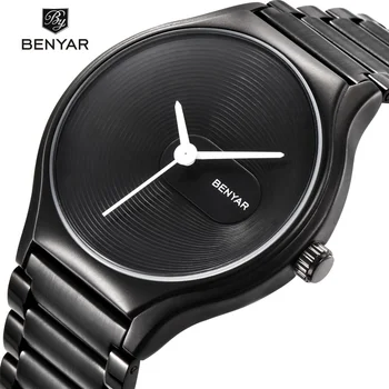 BENYAR Casual Fashion Simple Black Couple Quartz Watch Stainless Steel Waterproof Men's Watch Sports Luxury Brand Ladies Watch
BENYAR Casual Fashion Simple Black Couple Quartz Watch Stainless Steel Waterproof Men's Watch Sports Luxury Brand Ladies Watch