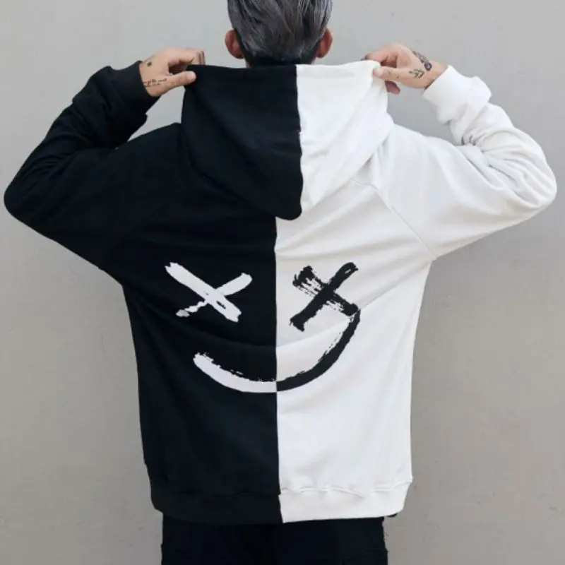 Autumn Loose Casual Sweatshirts Hip Hop Crop Top 2019 Hoodies Gothic Black White Coat Rock Oversized Hoodie Halloween Women
Autumn Loose Casual Sweatshirts Hip Hop Crop Top 2019 Hoodies Gothic Black White Coat Rock Oversized Hoodie Halloween Women