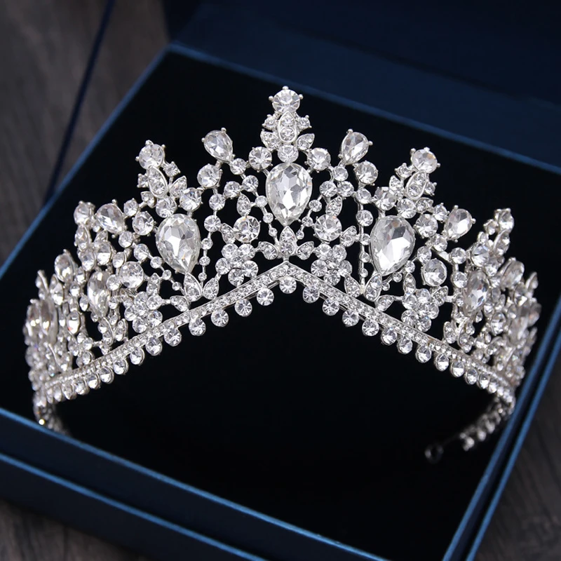 Gorgeous Wedding Tiara for Bride Hair Accessories Crystal Rhinestone Princess Crown Pageant Bridal Birthday Big Crowns Headbands
Gorgeous Wedding Tiara for Bride Hair Accessories Crystal Rhinestone Princess Crown Pageant Bridal Birthday Big Crowns Headbands