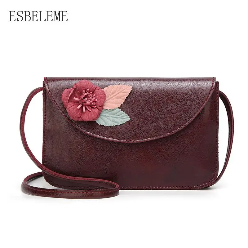 2019 Women Flap Burgundy Bag Fashion Ladies Pu Leather Shoulder Bags National Crossbody Flower Lovely Small Bag For Female YH022
2019 Women Flap Burgundy Bag Fashion Ladies Pu Leather Shoulder Bags National Crossbody Flower Lovely Small Bag For Female YH022
