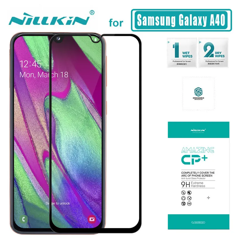 For Samsung Galaxy A40 Nillkin CP+ 2.5D Full Cover Tempered Glass Screen Protector for Samsung A40 9H Protective Glass Film
For Samsung Galaxy A40 Nillkin CP+ 2.5D Full Cover Tempered Glass Screen Protector for Samsung A40 9H Protective Glass Film