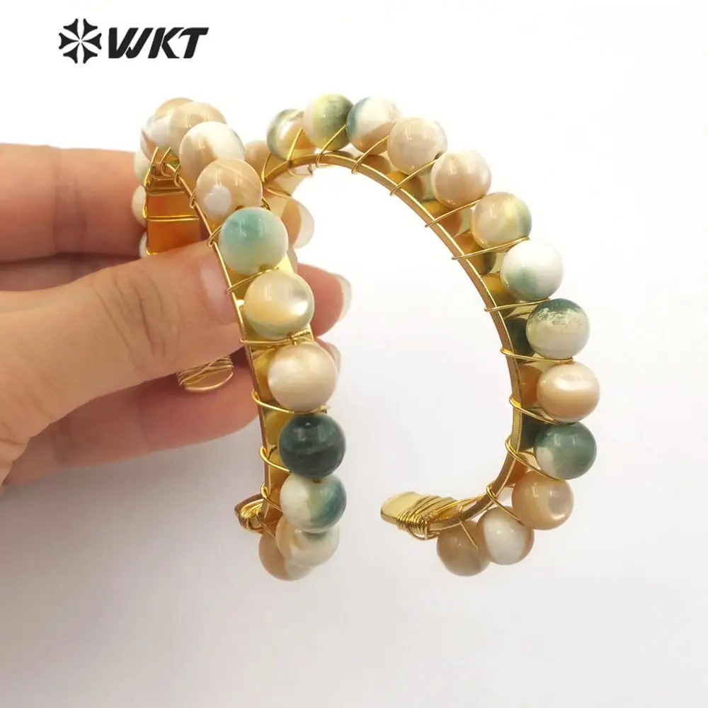 WT-B477 WKT Handmade Round Drop Shell Bracelet With Multiple Smooth Beads Sweet Romantic Style Small Fresh Bracelet Jewelry
WT-B477 WKT Handmade Round Drop Shell Bracelet With Multiple Smooth Beads Sweet Romantic Style Small Fresh Bracelet Jewelry