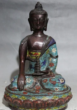 bi003064 12"Old Tibet Buddhism Bronze Cloisonne Enamel Shakyamuni Sakyamuni Buddha Statue
bi003064 12"Old Tibet Buddhism Bronze Cloisonne Enamel Shakyamuni Sakyamuni Buddha Statue