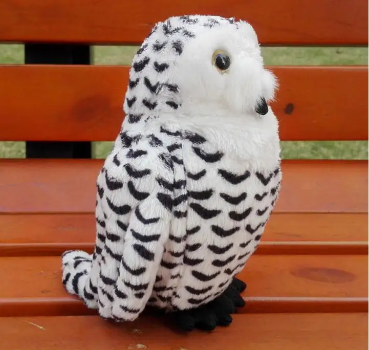 Image Wildlife Doll  Simulation Kawaii Snowy Owl Plush Arctic Owls Toys  Baby Gifts