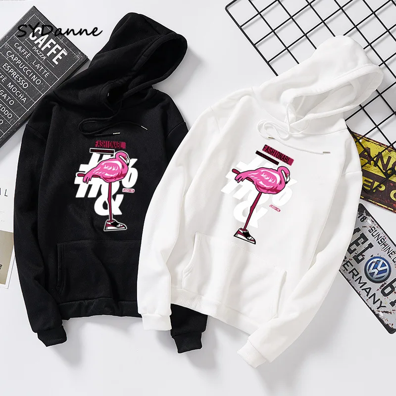 2019 Women Flamingo Print Hooded Knitted Hoodies Long Sleeve Stretchy Solid Pullovers Female Casual Chic Tops Plus Velvet S-3XL
2019 Women Flamingo Print Hooded Knitted Hoodies Long Sleeve Stretchy Solid Pullovers Female Casual Chic Tops Plus Velvet S-3XL