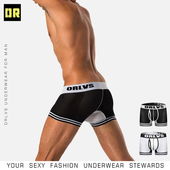 ORLVS Brand Sexy Men Boxer Soft Underwear Male Breathable Solid Panties Underpants Homme Cueca Boxershorts Male Panties Boxer
ORLVS Brand Sexy Men Boxer Soft Underwear Male Breathable Solid Panties Underpants Homme Cueca Boxershorts Male Panties Boxer