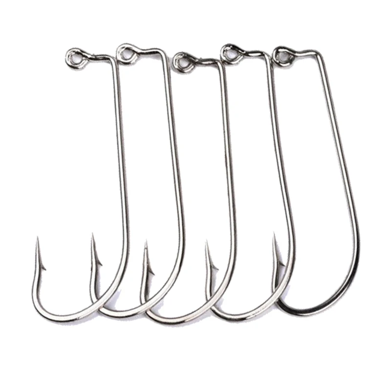 100pcs O'shaughnessy JIG Hook Jig Big Stainless Steel Sea Fishhook Silver Steel Carp Fly Fishing Hooks White
100pcs O'shaughnessy JIG Hook Jig Big Stainless Steel Sea Fishhook Silver Steel Carp Fly Fishing Hooks White