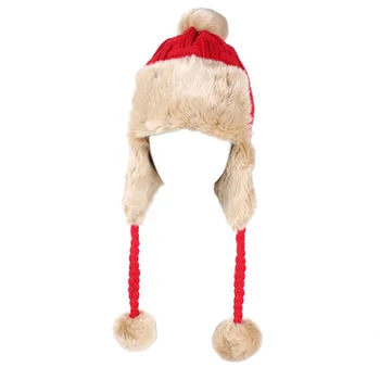 Korean Style Winter Warm Knitted Bomber Hats Women Fashion Wool Fleece Thickening Hat Female Solid Ball Knitted Bomber Hat
Korean Style Winter Warm Knitted Bomber Hats Women Fashion Wool Fleece Thickening Hat Female Solid Ball Knitted Bomber Hat