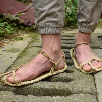 2019 new linen straw shoes hand-knitted men's summer sandals retro collection shoes comfortable couple slippers XL 37-48 TB
2019 new linen straw shoes hand-knitted men's summer sandals retro collection shoes comfortable couple slippers XL 37-48 TB