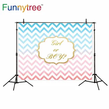 Funnytree backdrop for photographic studio chervon girl or boy birthday Gender revealing party background photobooth photo prop
Funnytree backdrop for photographic studio chervon girl or boy birthday Gender revealing party background photobooth photo prop