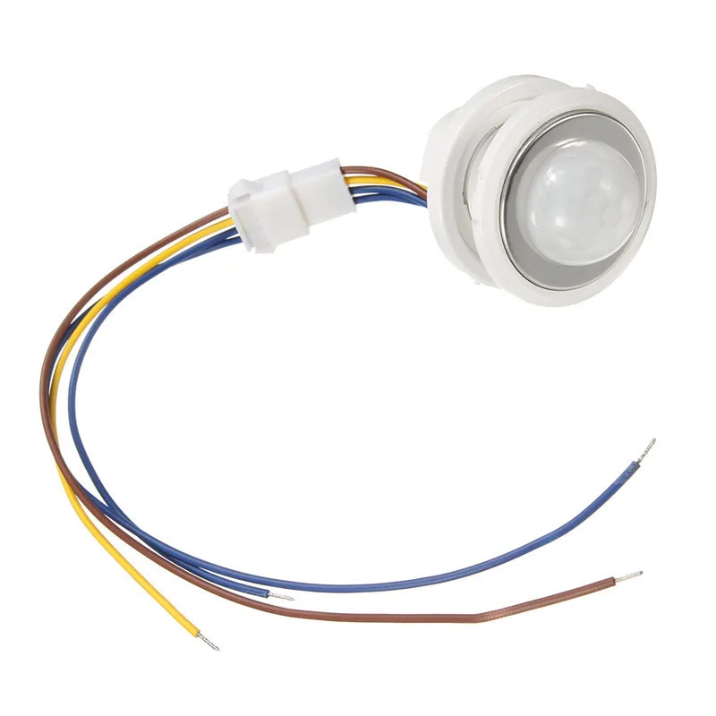 1pcs 26mm PIR Infrared Ray Motion Sensor Switch Delay Time 40S Mode Detector Switching AC100-240V 50 / 60HZ Light Accessorie | Лампы и