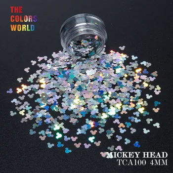 TCT-157 Holographic Laser Color Mickey Mouse 4MM Shape Glitter Nail Art Decoration Nail Gel Makeup Manual DIY Crafts Decoration
TCT-157 Holographic Laser Color Mickey Mouse 4MM Shape Glitter Nail Art Decoration Nail Gel Makeup Manual DIY Crafts Decoration