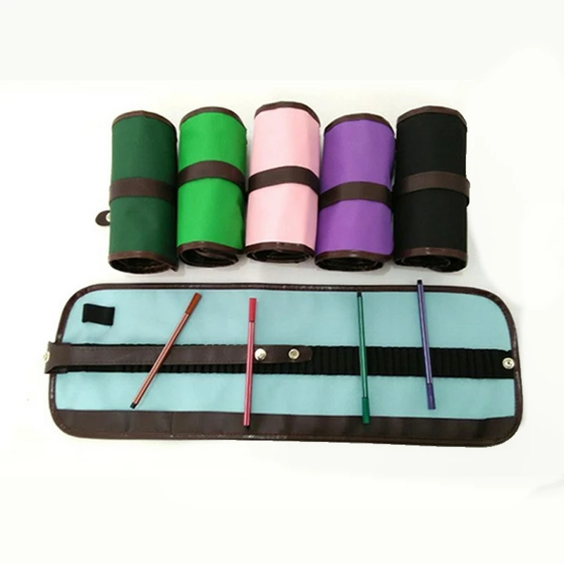 48 Holders Colorful Canvas Roll Up Pencil Case Brush Holder Girl Women Cosmetic Makeup Portable Pouch Pockets School Supplies
48 Holders Colorful Canvas Roll Up Pencil Case Brush Holder Girl Women Cosmetic Makeup Portable Pouch Pockets School Supplies