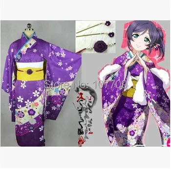 Love Live! School Idol Project Tojo Nozomi Cos Anime Party Cosplay Costume Uniform New Year Lolita Printing Kimono Clothing
Love Live! School Idol Project Tojo Nozomi Cos Anime Party Cosplay Costume Uniform New Year Lolita Printing Kimono Clothing
