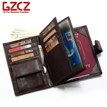 GZCZ Genuine Leather man rfid wallet high quality Short Wallet Buckle coin purse Men money bag Photo Pocket for credit cards New
GZCZ Genuine Leather man rfid wallet high quality Short Wallet Buckle coin purse Men money bag Photo Pocket for credit cards New