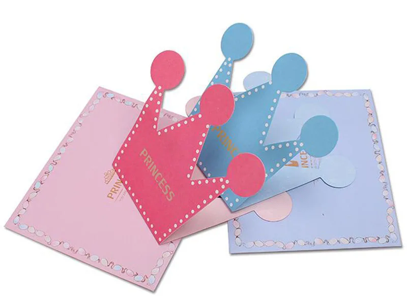 300pcs/lot Invitation Card For Kids Birthday Party Decoration Pink Princess/Prince Crown DIY Invitation Card For Child
300pcs/lot Invitation Card For Kids Birthday Party Decoration Pink Princess/Prince Crown DIY Invitation Card For Child