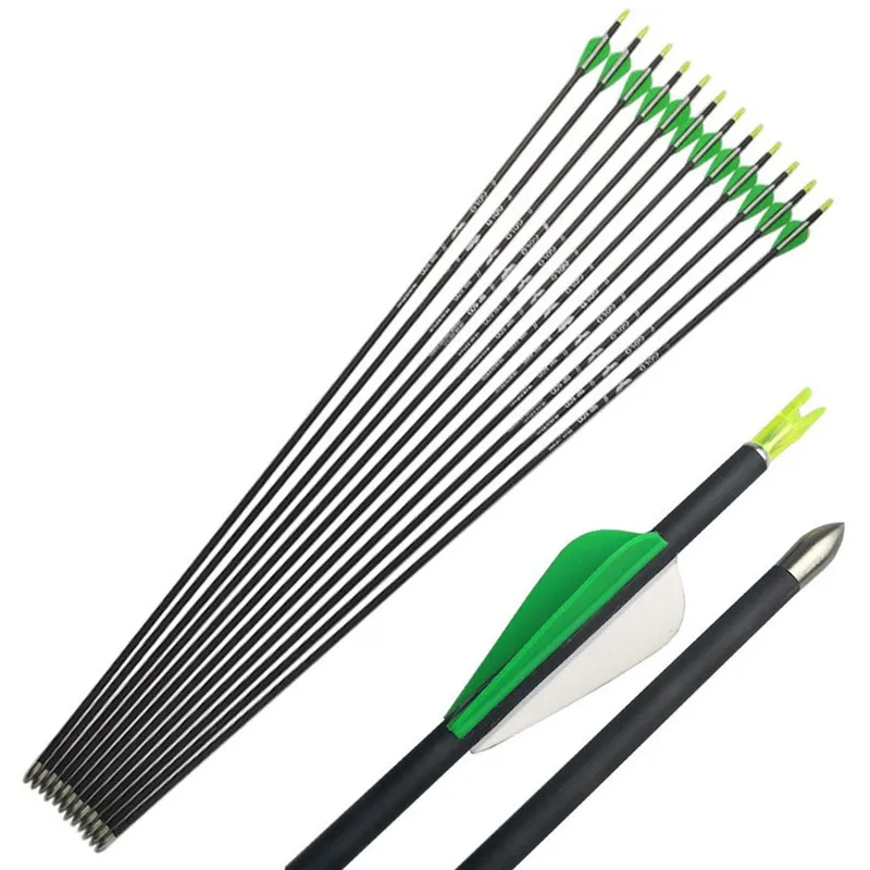 6/12 Pcs 31inch Archery Pure Carbon Arrows Hunting Accessories Target Practice Spine 600 Arrow Target Arrow Broadhead Points
6/12 Pcs 31inch Archery Pure Carbon Arrows Hunting Accessories Target Practice Spine 600 Arrow Target Arrow Broadhead Points