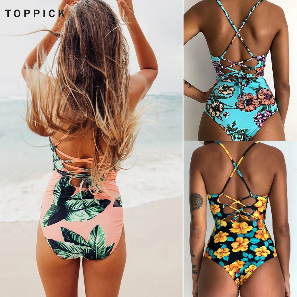 2019 Women One Piece Swimsuit Bikini Flower Leaves Print Bodysuit Bandage Cut Out Monokini Bathing Suit Women Plus Size Badpak
2019 Women One Piece Swimsuit Bikini Flower Leaves Print Bodysuit Bandage Cut Out Monokini Bathing Suit Women Plus Size Badpak