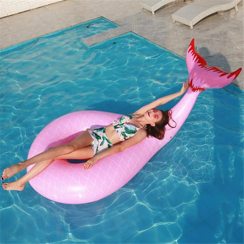 Pink Mermaid Fish Tail Rings Summer Inflatable Swimming Pool Raft Float Ride-On Pool Chair Swimming Rafts Party Water Fun Toy
Pink Mermaid Fish Tail Rings Summer Inflatable Swimming Pool Raft Float Ride-On Pool Chair Swimming Rafts Party Water Fun Toy