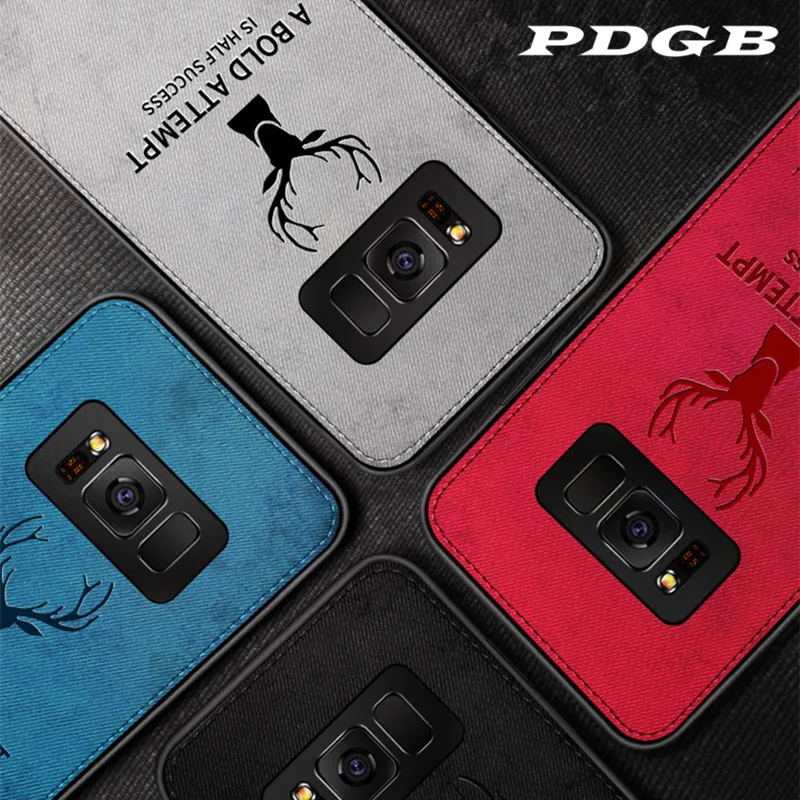 PDGB Rugged TPU Case For Samsung Galaxy S8 S9 Plus S10 Lite S10e Note 8 9 J4 J6 2018 M20 Cloth Pattern Back Cover Elk Deer Shell
PDGB Rugged TPU Case For Samsung Galaxy S8 S9 Plus S10 Lite S10e Note 8 9 J4 J6 2018 M20 Cloth Pattern Back Cover Elk Deer Shell