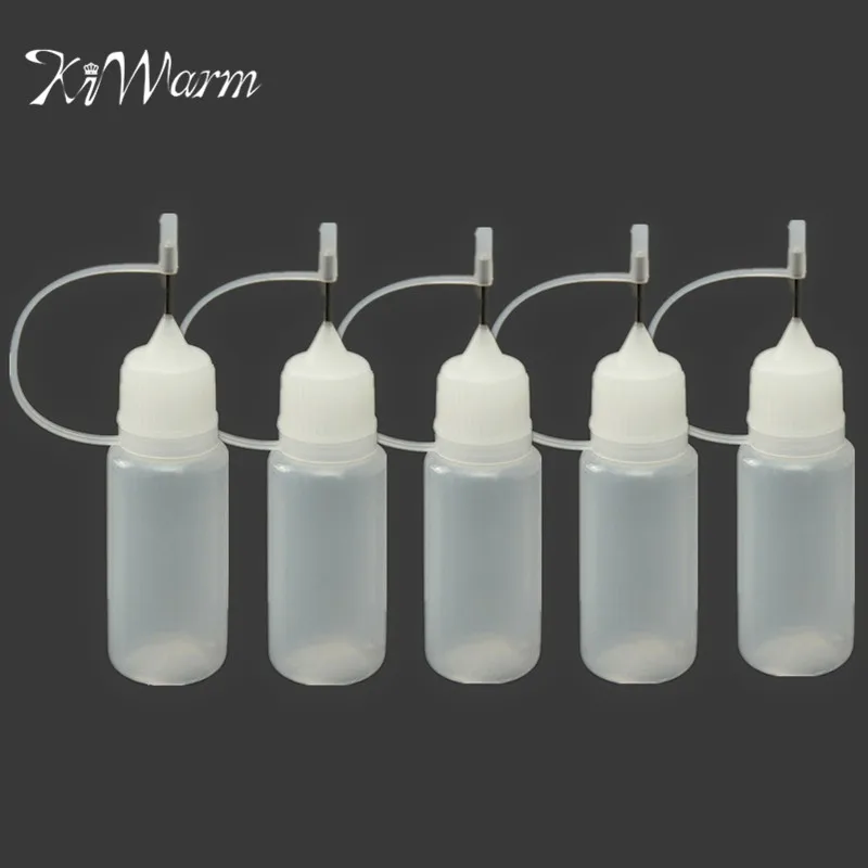 KiWarm Overvalue 5PCS 10ml Plastic Empty Quilling Bottle With Metal Needle Dropper Bottle for Storing Liquid Henna Tattoo Oils
KiWarm Overvalue 5PCS 10ml Plastic Empty Quilling Bottle With Metal Needle Dropper Bottle for Storing Liquid Henna Tattoo Oils