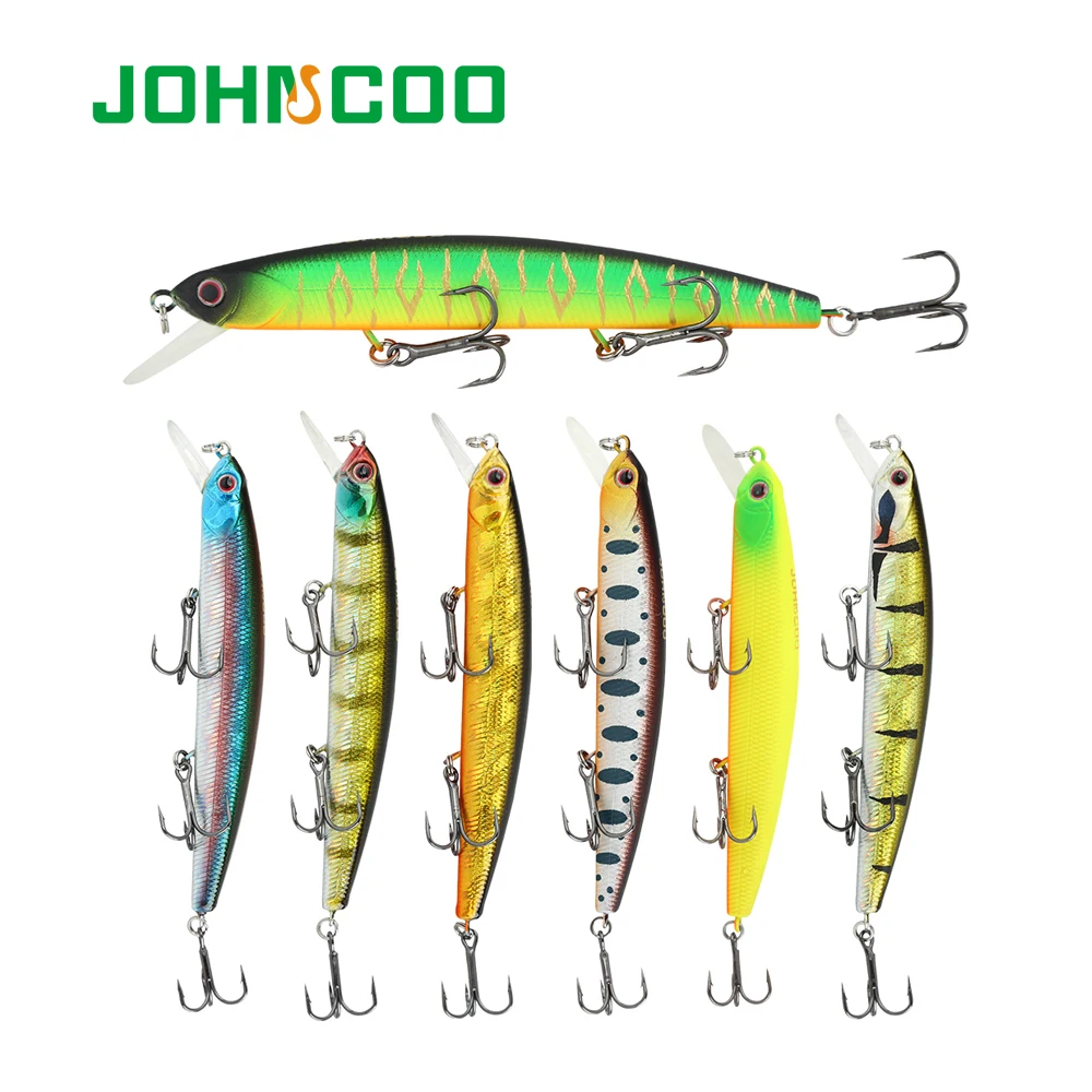 JOHNCOO 1pc Minnow 90mm 8.7g Artificial Fishing Bait with 3 treble Hooks 3D Eyes Bass Lure Swimbait Wobblers
JOHNCOO 1pc Minnow 90mm 8.7g Artificial Fishing Bait with 3 treble Hooks 3D Eyes Bass Lure Swimbait Wobblers