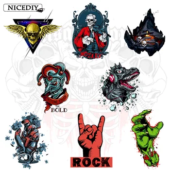 Nicediy Rock Zombie Patch Iron On Transfers For Clothes Thermal Transfer Press Hippie Skull Heat Transfer Vinyl Sticker Washable
Nicediy Rock Zombie Patch Iron On Transfers For Clothes Thermal Transfer Press Hippie Skull Heat Transfer Vinyl Sticker Washable
