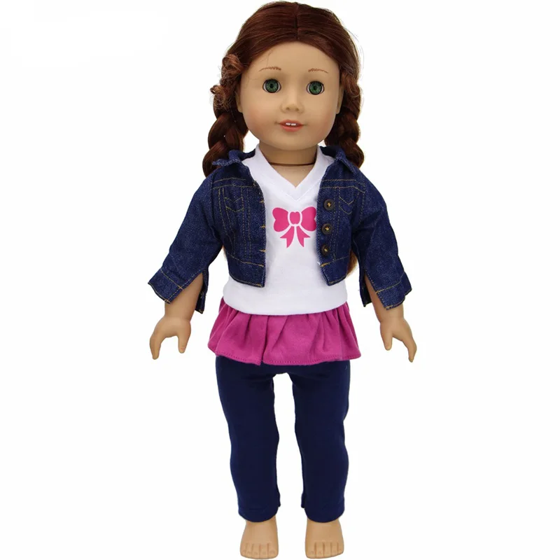4 Pieces Simulation 18inch Toy Dolls Clothes Skirt Short Sleeve Pants Coat DIY Girl Reborn Doll Clothes Set Baby Doll Clothing
4 Pieces Simulation 18inch Toy Dolls Clothes Skirt Short Sleeve Pants Coat DIY Girl Reborn Doll Clothes Set Baby Doll Clothing