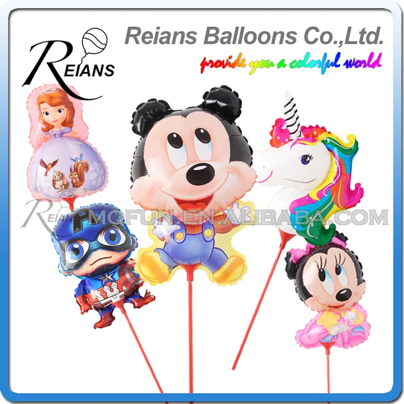 10pcs/lot Mickey Minnie Mouse Pig Dog Sofia princes Doraemon Balloon With Stick Birthday Party Foil Ballons Globos
10pcs/lot Mickey Minnie Mouse Pig Dog Sofia princes Doraemon Balloon With Stick Birthday Party Foil Ballons Globos