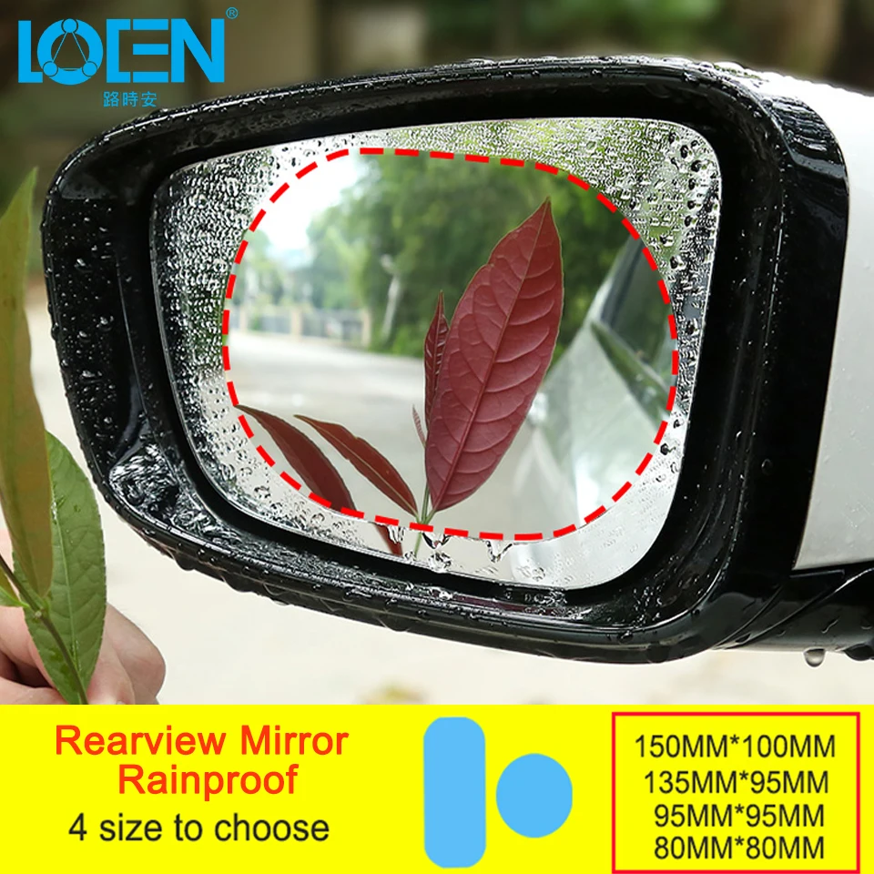 Rainproof Car Truck Rearview Mirror Stickers Film Transparent Anti-fog Waterproof PVC Window Clear Protection Universal 2Pcs/Set
Rainproof Car Truck Rearview Mirror Stickers Film Transparent Anti-fog Waterproof PVC Window Clear Protection Universal 2Pcs/Set