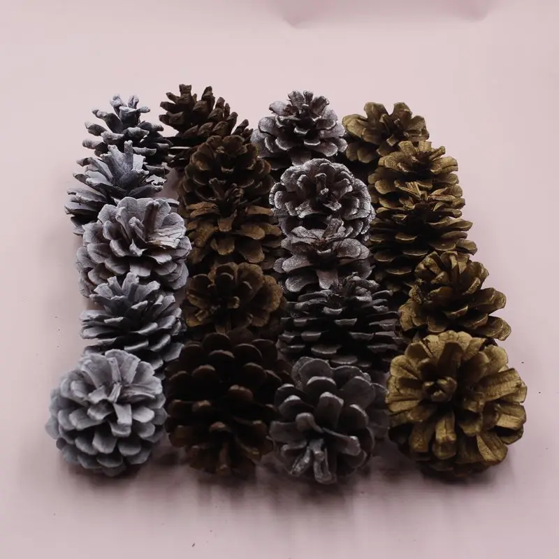 6Pieces /2cm-5cmNatural Pine cones Dried Flowers pinecone For New Year Christmas Decoration diy Garland Wreath
6Pieces /2cm-5cmNatural Pine cones Dried Flowers pinecone For New Year Christmas Decoration diy Garland Wreath