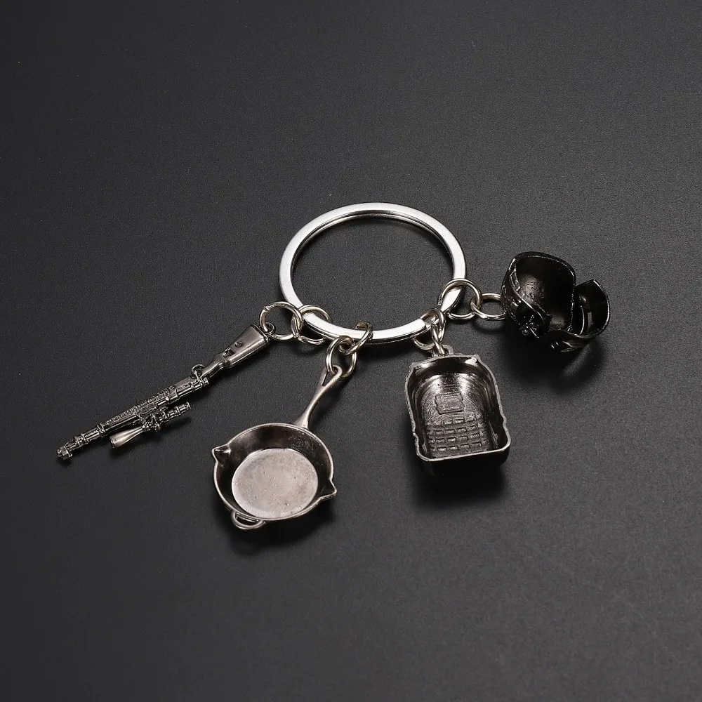 1pcs Fashion MiNi Key Chains Game PUBG Level 3 Helmet Backpack Saucepan Keychain Playerunknown Battlefield Cosplay Props
1pcs Fashion MiNi Key Chains Game PUBG Level 3 Helmet Backpack Saucepan Keychain Playerunknown Battlefield Cosplay Props