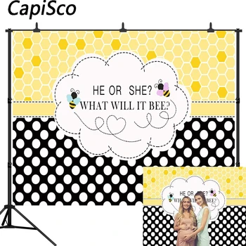 Capisco Gender Reveal Party Backdrop Baby Shower Photo Background He or She What Will It Bee Photo Booth photography Props
Capisco Gender Reveal Party Backdrop Baby Shower Photo Background He or She What Will It Bee Photo Booth photography Props