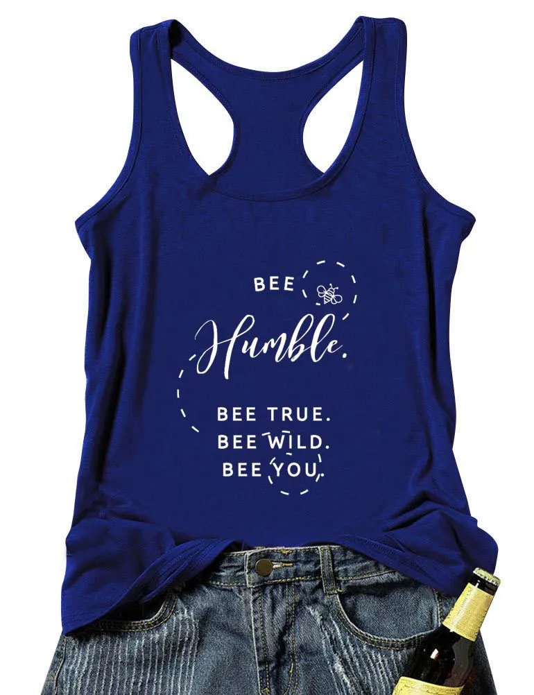 Vest Bee Humble Letter and Graphic Print Women's Tank Top Summer Funny Casual Sleeveless Tee Bee Lover Gift
Vest Bee Humble Letter and Graphic Print Women's Tank Top Summer Funny Casual Sleeveless Tee Bee Lover Gift