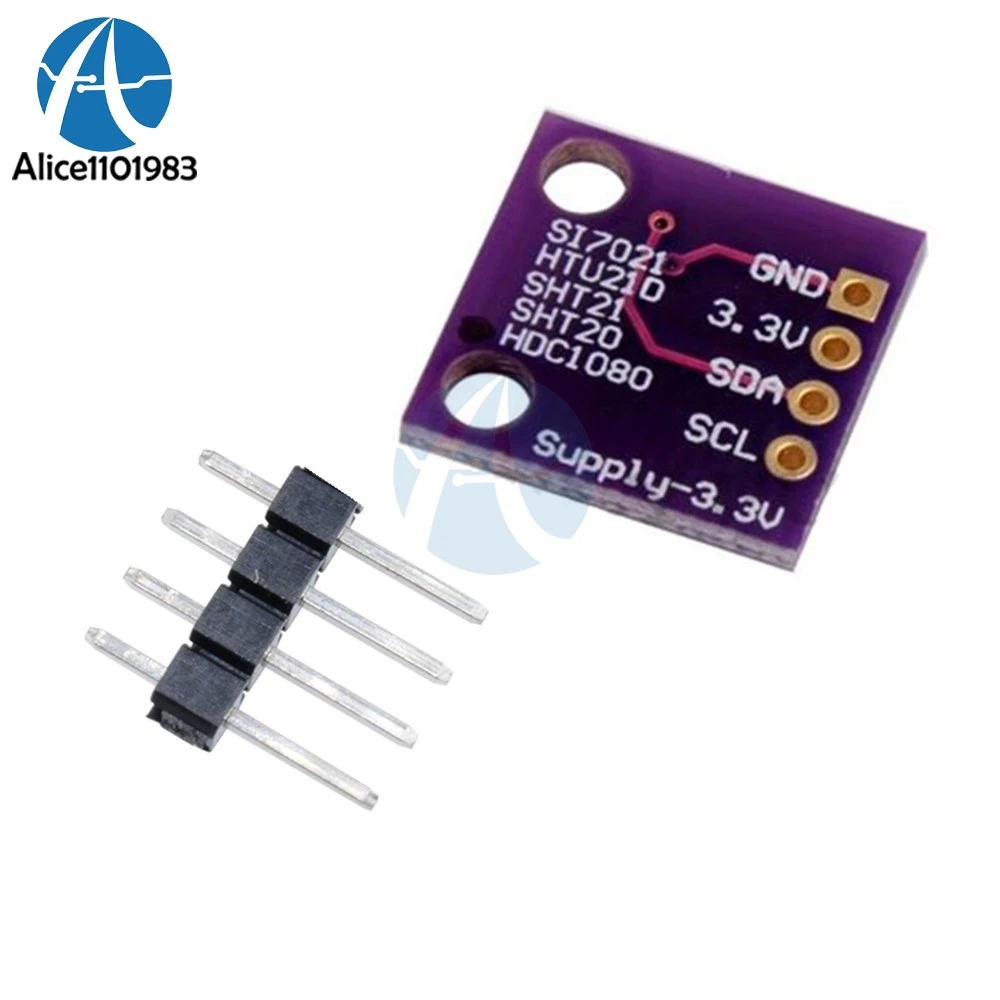 I2C IIC Interface Digital Humidity Temperature Sensor Breakout Board For Arduino 3V 5V Sensor Module Humidity Temperature PIN
I2C IIC Interface Digital Humidity Temperature Sensor Breakout Board For Arduino 3V 5V Sensor Module Humidity Temperature PIN