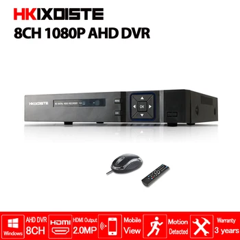 

HKIXDISTE AHD 8CH 1080P DVR System ONVIF mini NVR 8CH 5 in 1 TVI CVI AHD IP HDMI H.264 P2P Cloud network CCTV 8CH AHD DVR